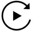 Black Replay Icon